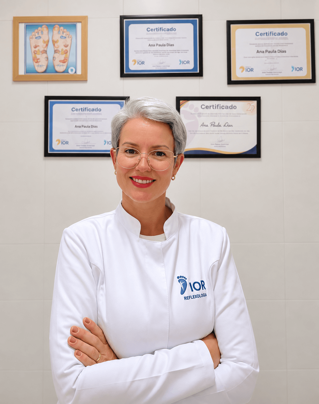 Ana Paula Dias em seu espaço de atendimento